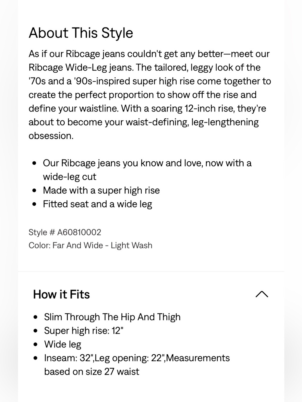 Levi's Ribcage Jeans - Picture 5 of 5